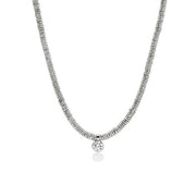 JOHN HARDY Sterling Silver Lovestruck Heishi Lab Diamond Necklace